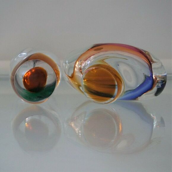 Vintage Bohemian Czech Borocrystal Art Glass Set Josef Rozinek Design Novy Bor - Picture 11 of 12